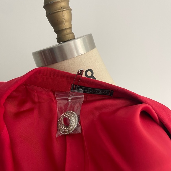 GIANNI VERSACE VTG RED BLAZER - Picture 9 of 9
